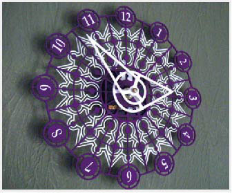 Kaleidoscope Clock