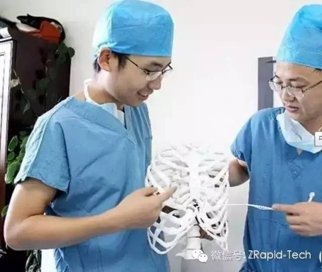 With the help of 3D printing, China completed the world's first funnel chest surgery